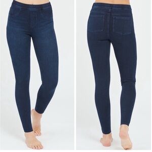 SPANX Blue Skinny Jeggings